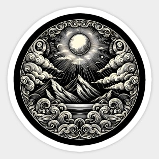 Radiant Nature Sticker